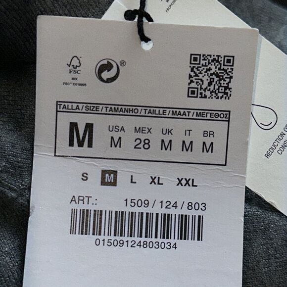 ZARA | Gray | HIGH COLLAR KNIT SWEATER - Picture 9 of 9